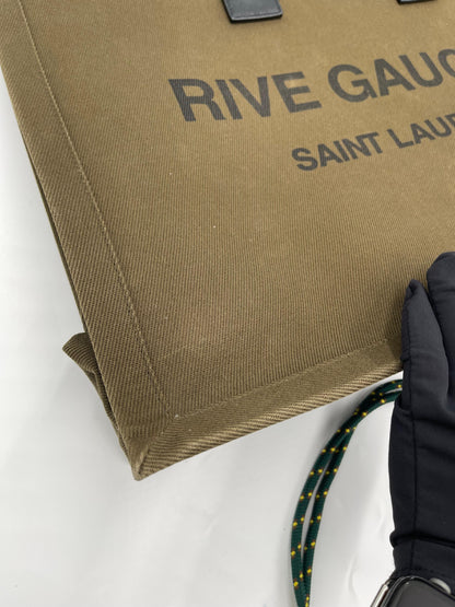 Saint Laurent Canvas Rive Gauche Tote