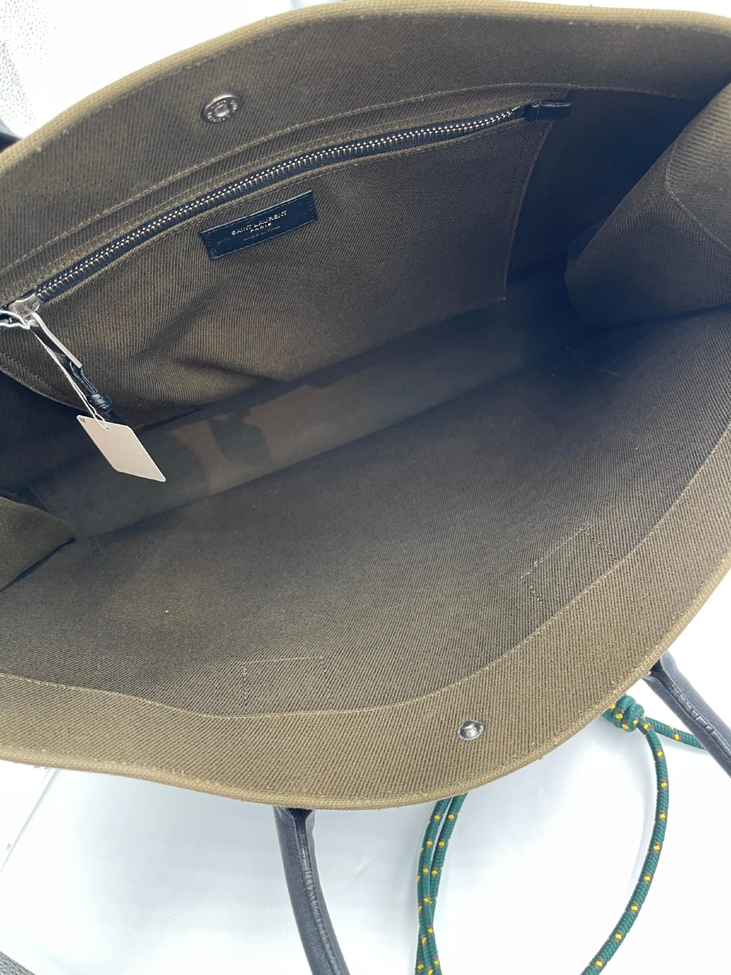 Saint Laurent Canvas Rive Gauche Tote