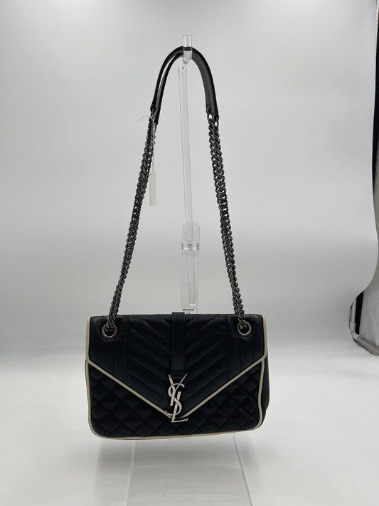 Saint Laurent Quilted College Chain Shoulder