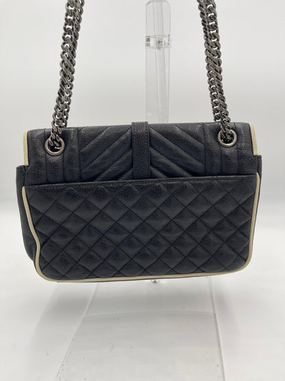 Saint Laurent Quilted College Chain Shoulder