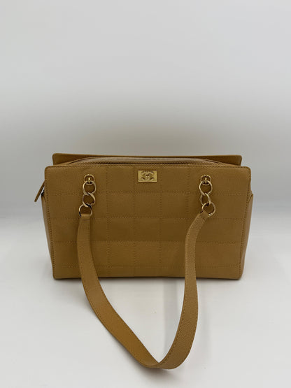 Chanel Caviar Chocobar Chain Tote