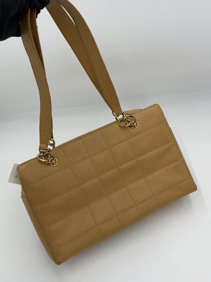 Chanel Caviar Chocobar Chain Tote