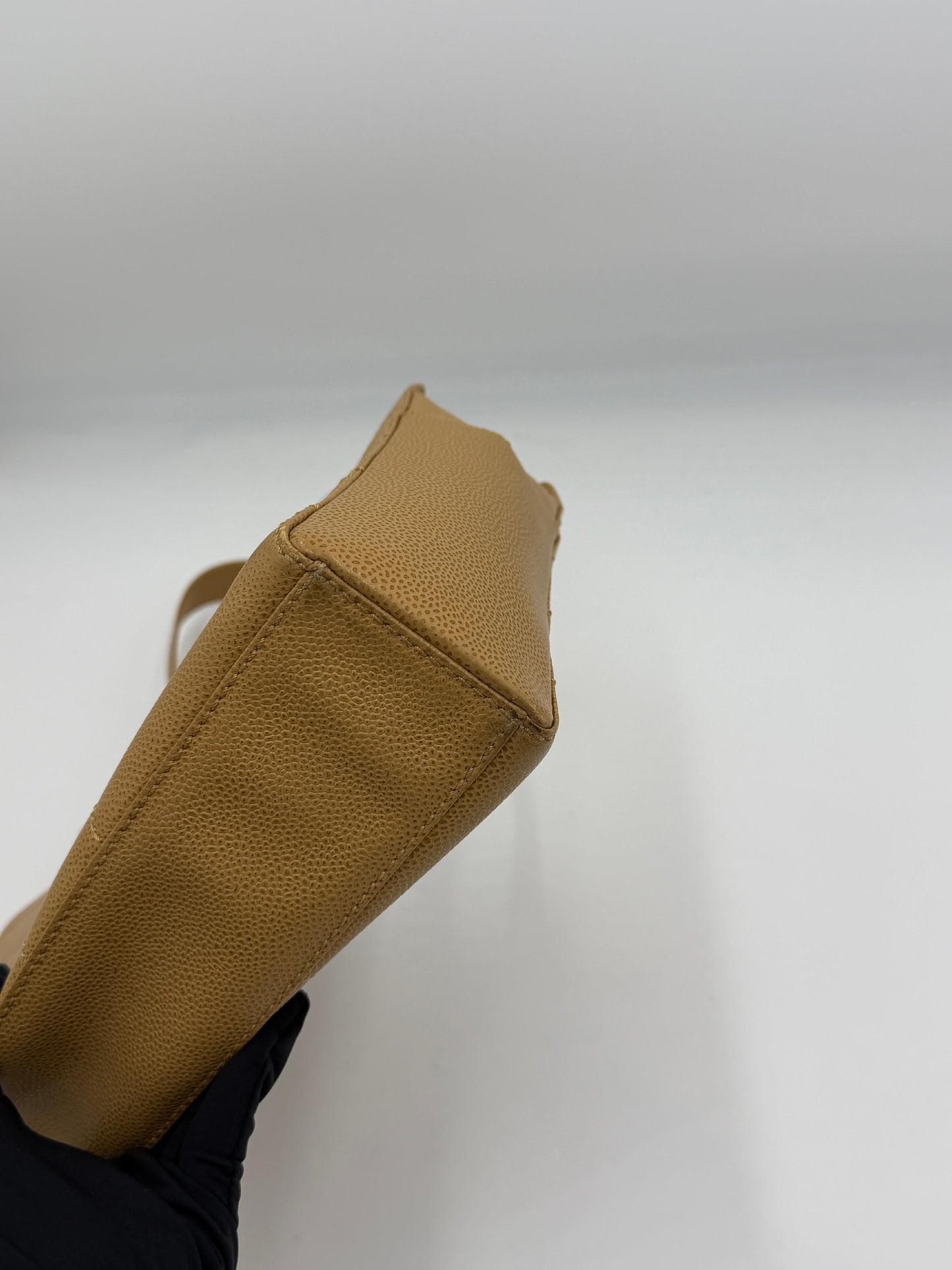 Chanel Caviar Chocobar Chain Tote