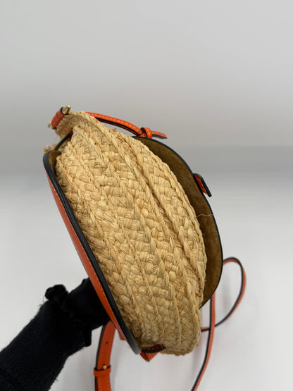 Loewe Gate Raffia Shoulder