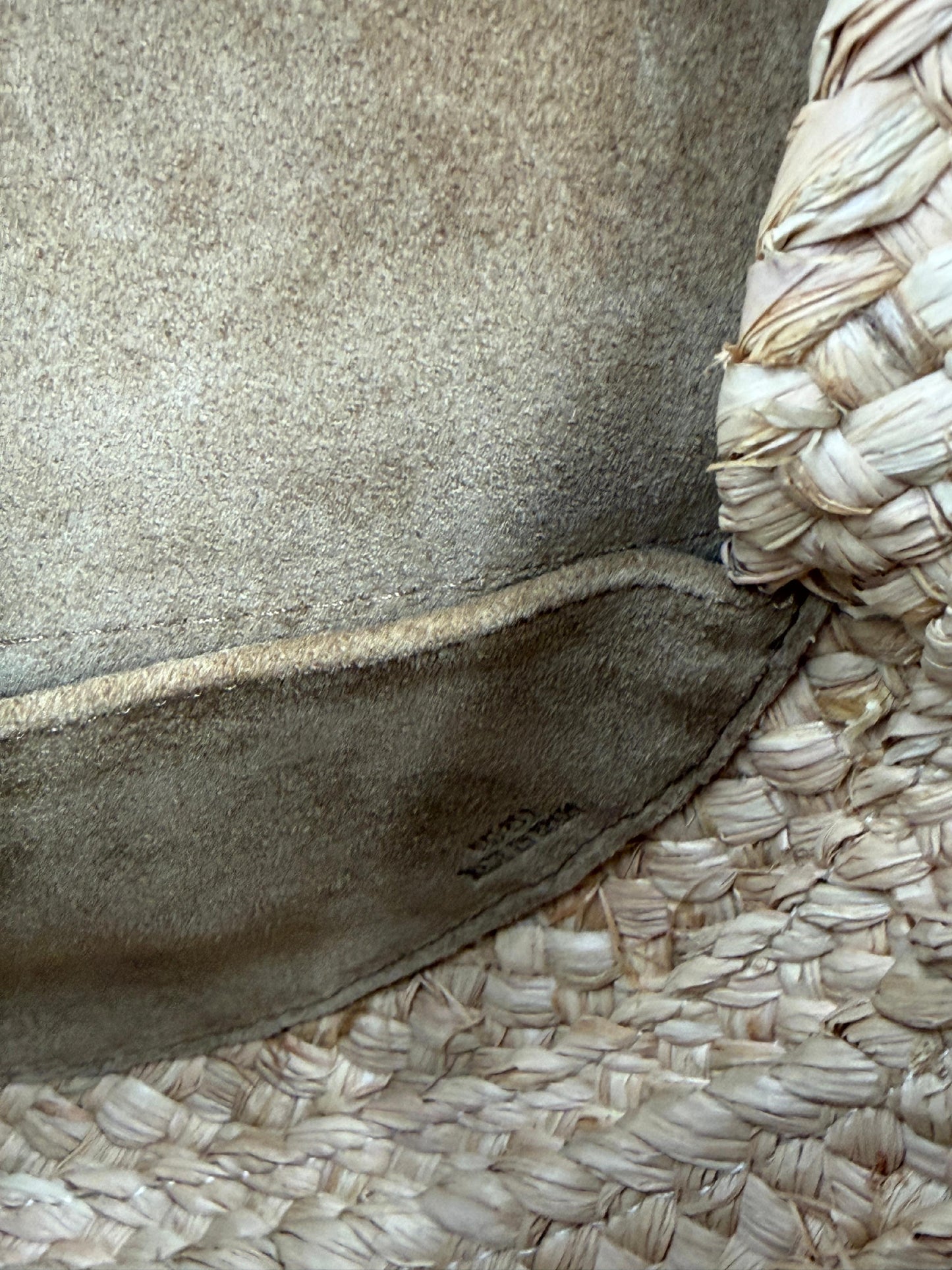 Loewe Gate Raffia Shoulder