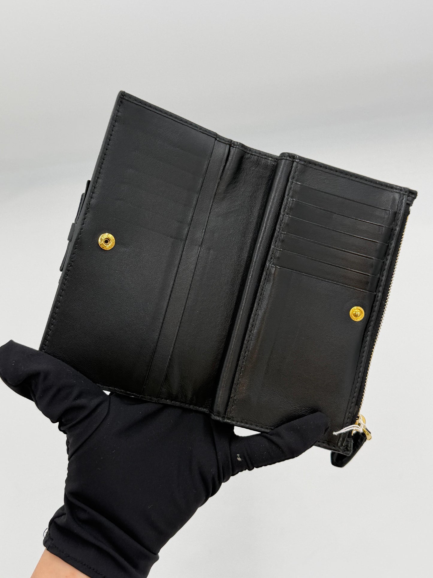 Prada Leather Long Wallet