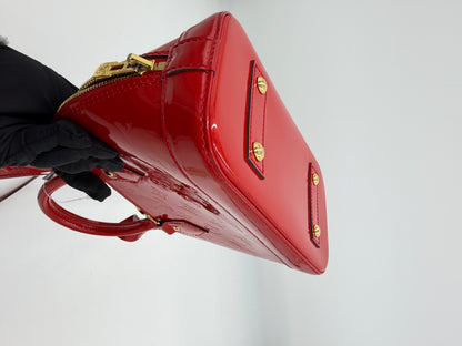 Louis Vuitton Alma BB Verni w/ Strap