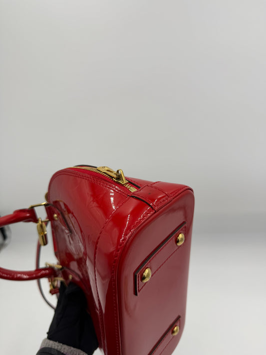 Louis Vuitton Alma BB Verni w/ Strap