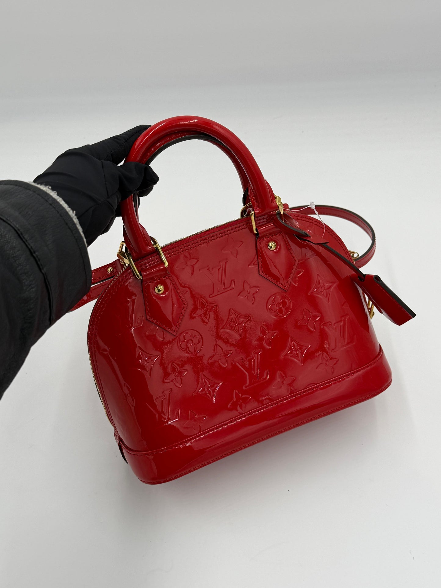 Louis Vuitton Alma BB Verni w/ Strap