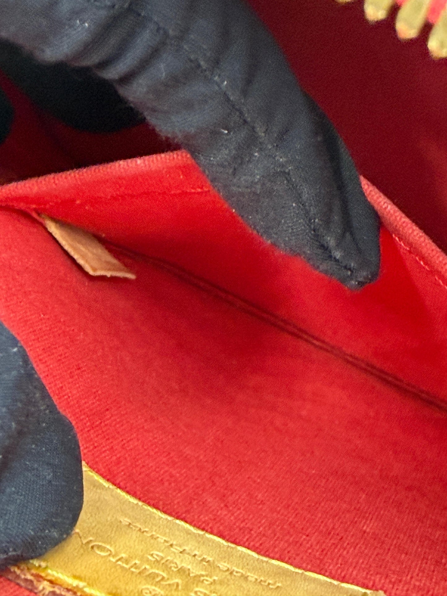 Louis Vuitton Alma BB Verni w/ Strap