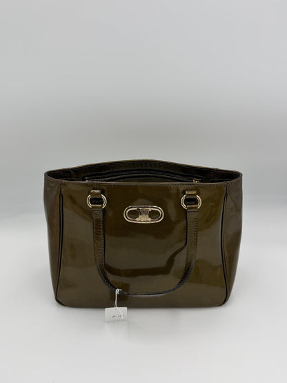 Celine Triomphe Patent Handbag