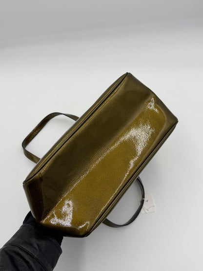 Celine Triomphe Patent Handbag