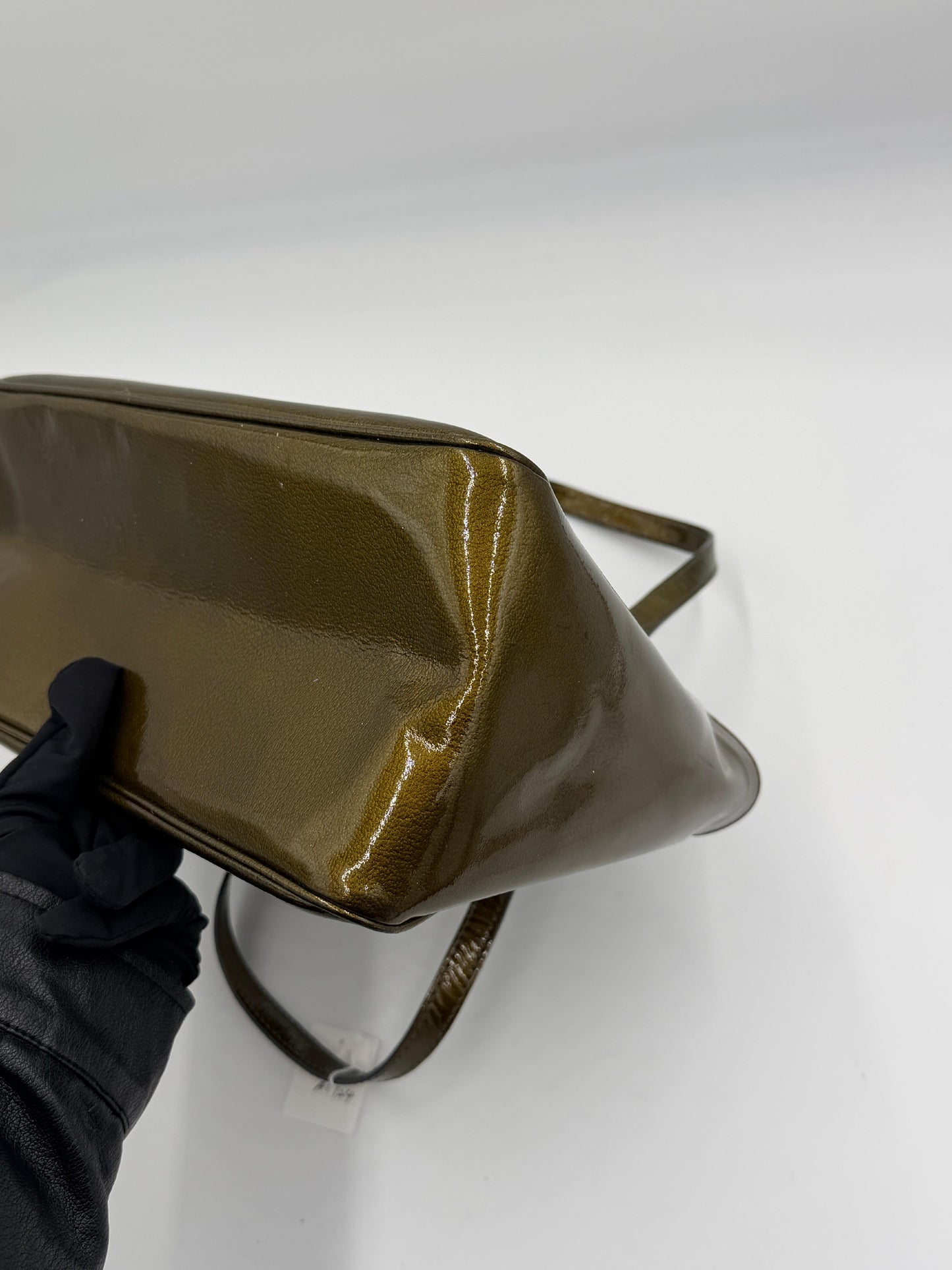 Celine Triomphe Patent Handbag