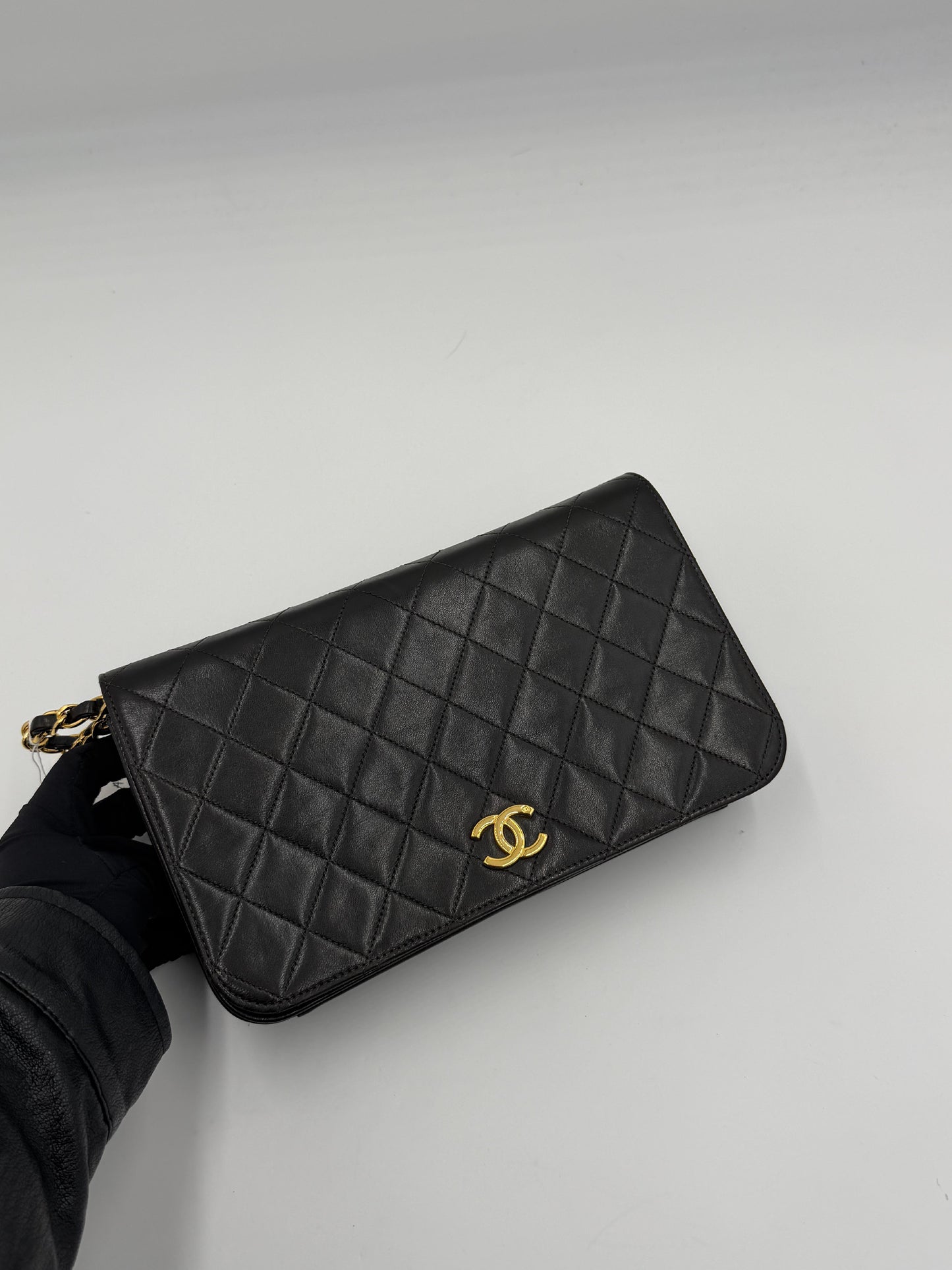 Chanel Timeless Full Flap Push Lock