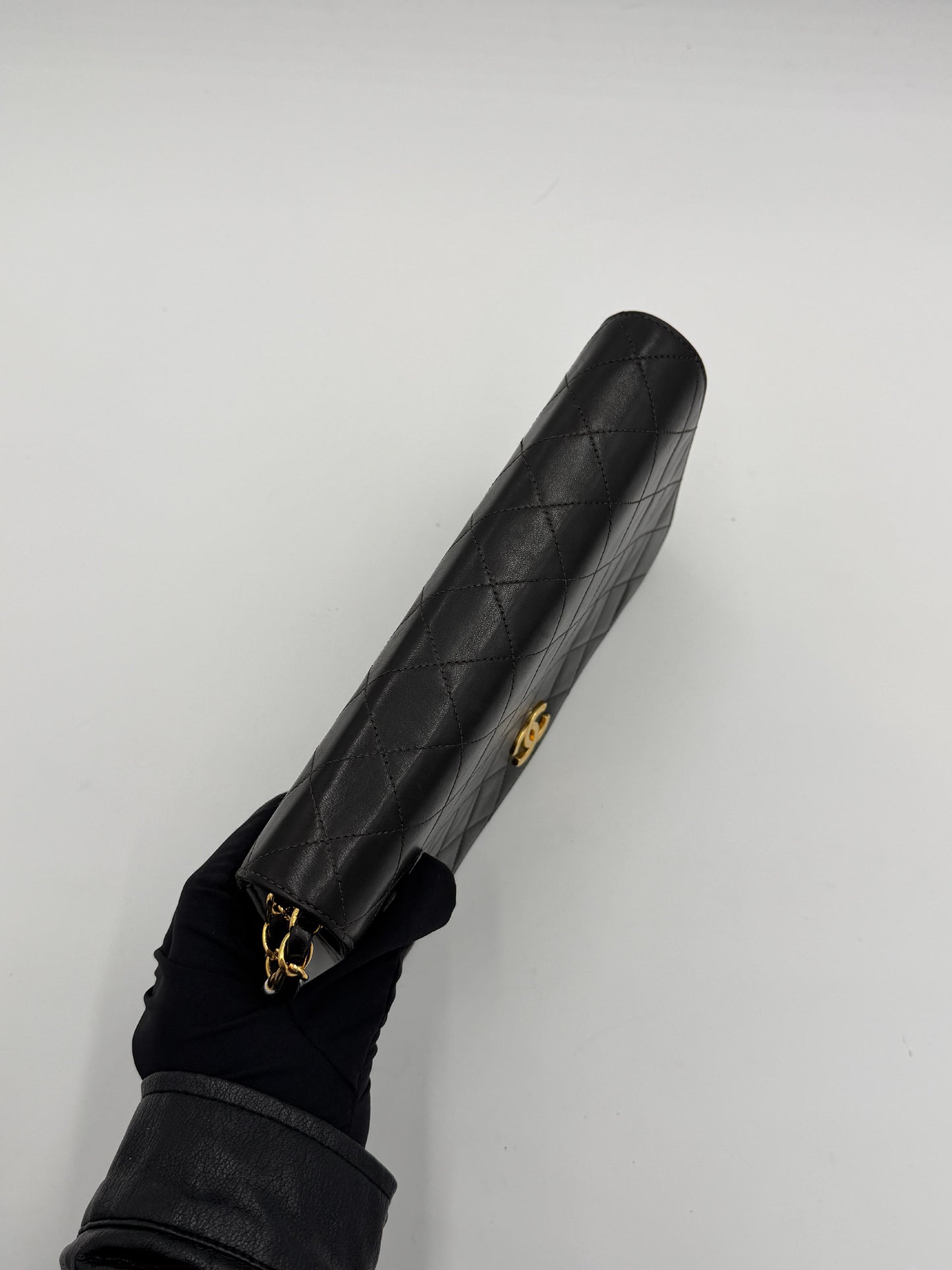 Chanel Timeless Full Flap Push Lock