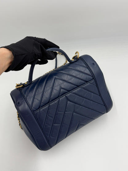 Chanel Chevron Top Handle 2Way