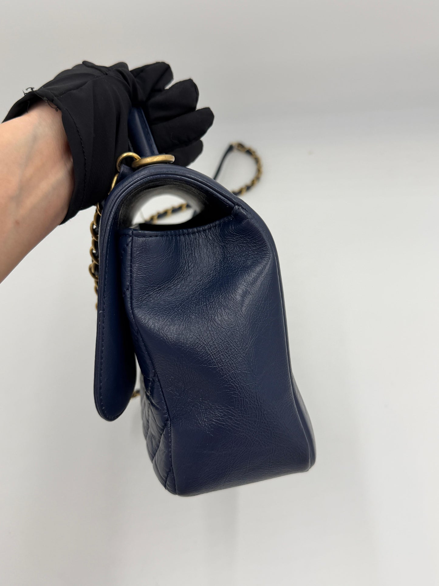 Chanel Chevron Top Handle 2Way