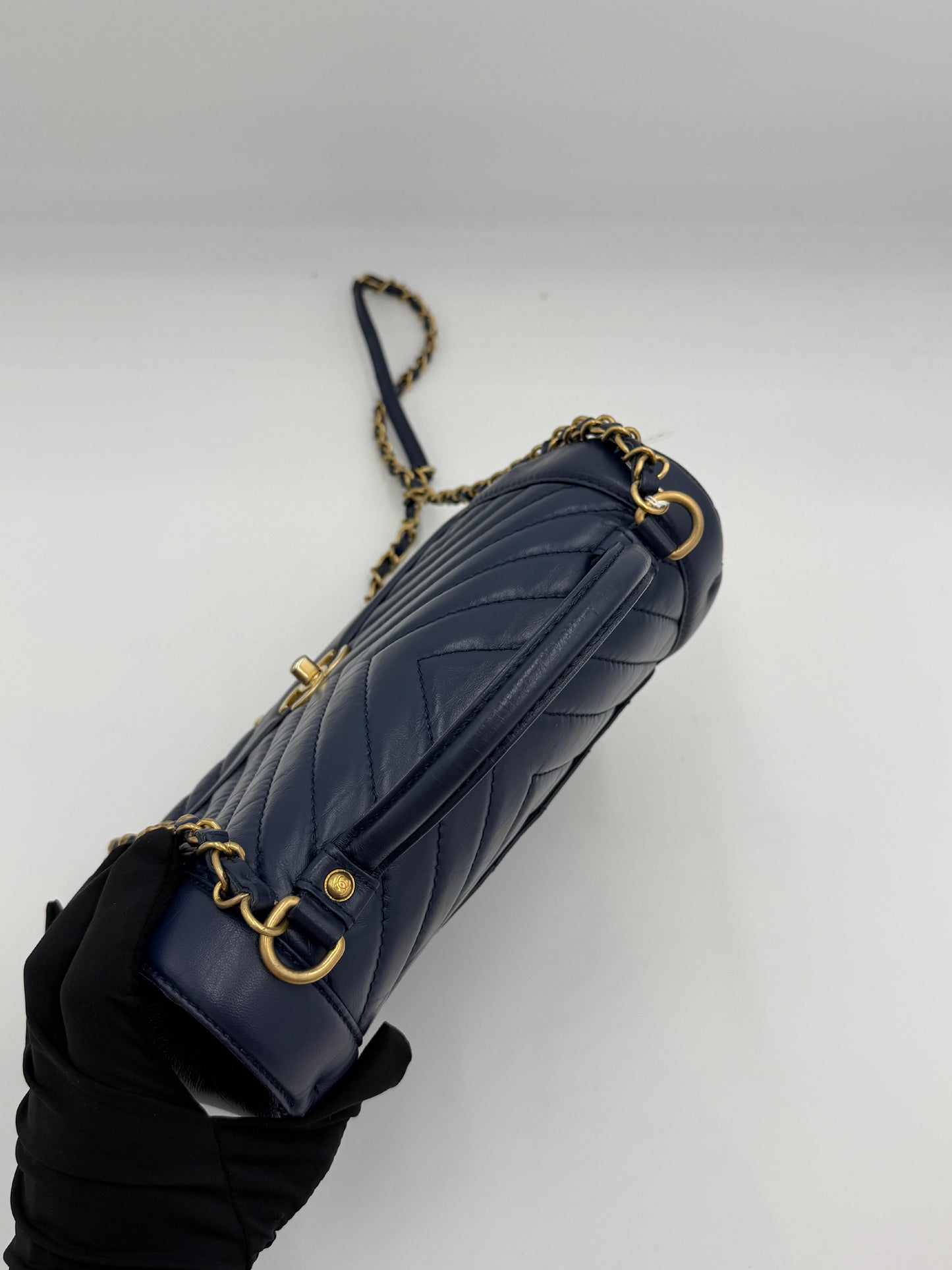 Chanel Chevron Top Handle 2Way