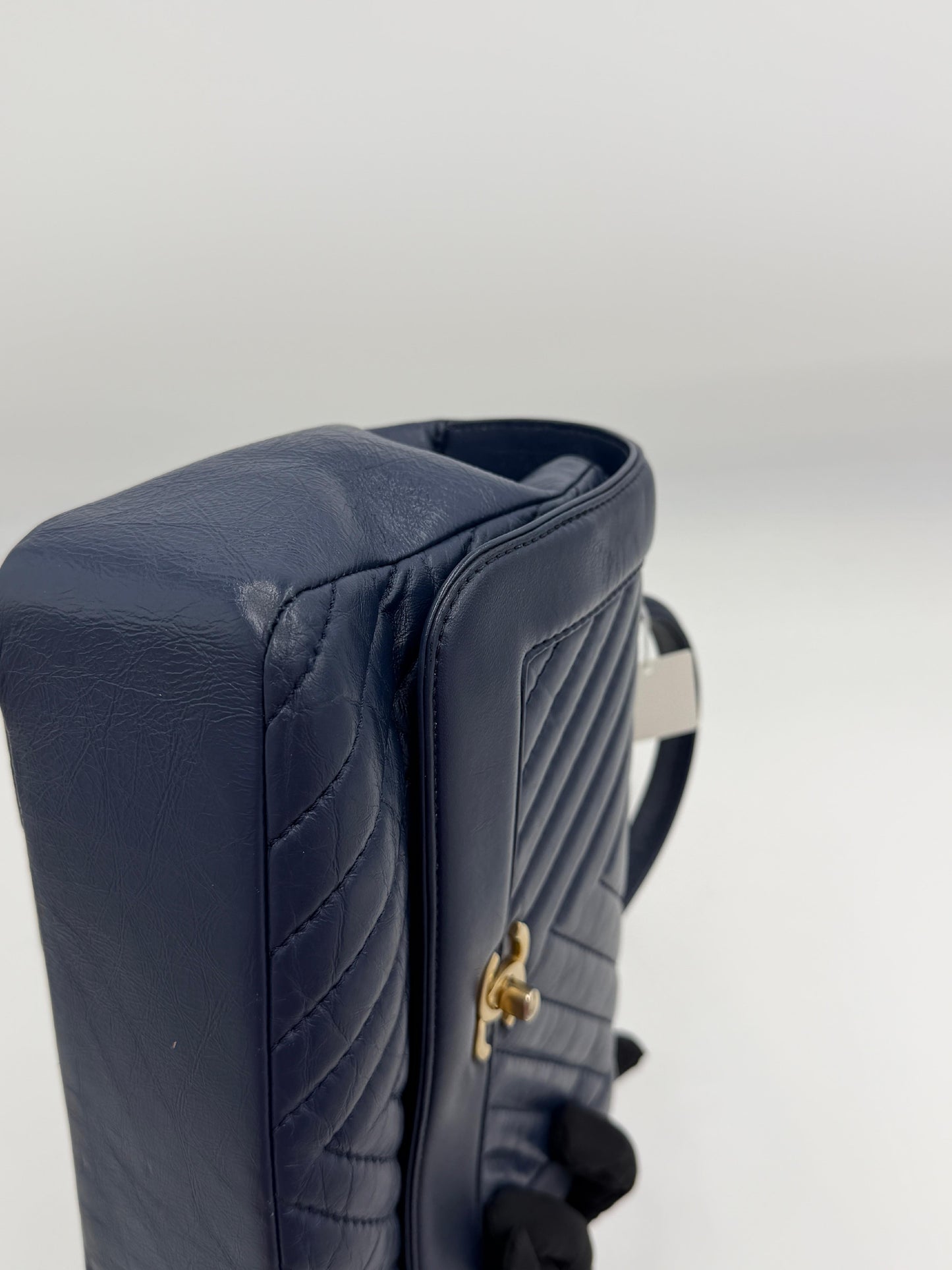 Chanel Chevron Top Handle 2Way