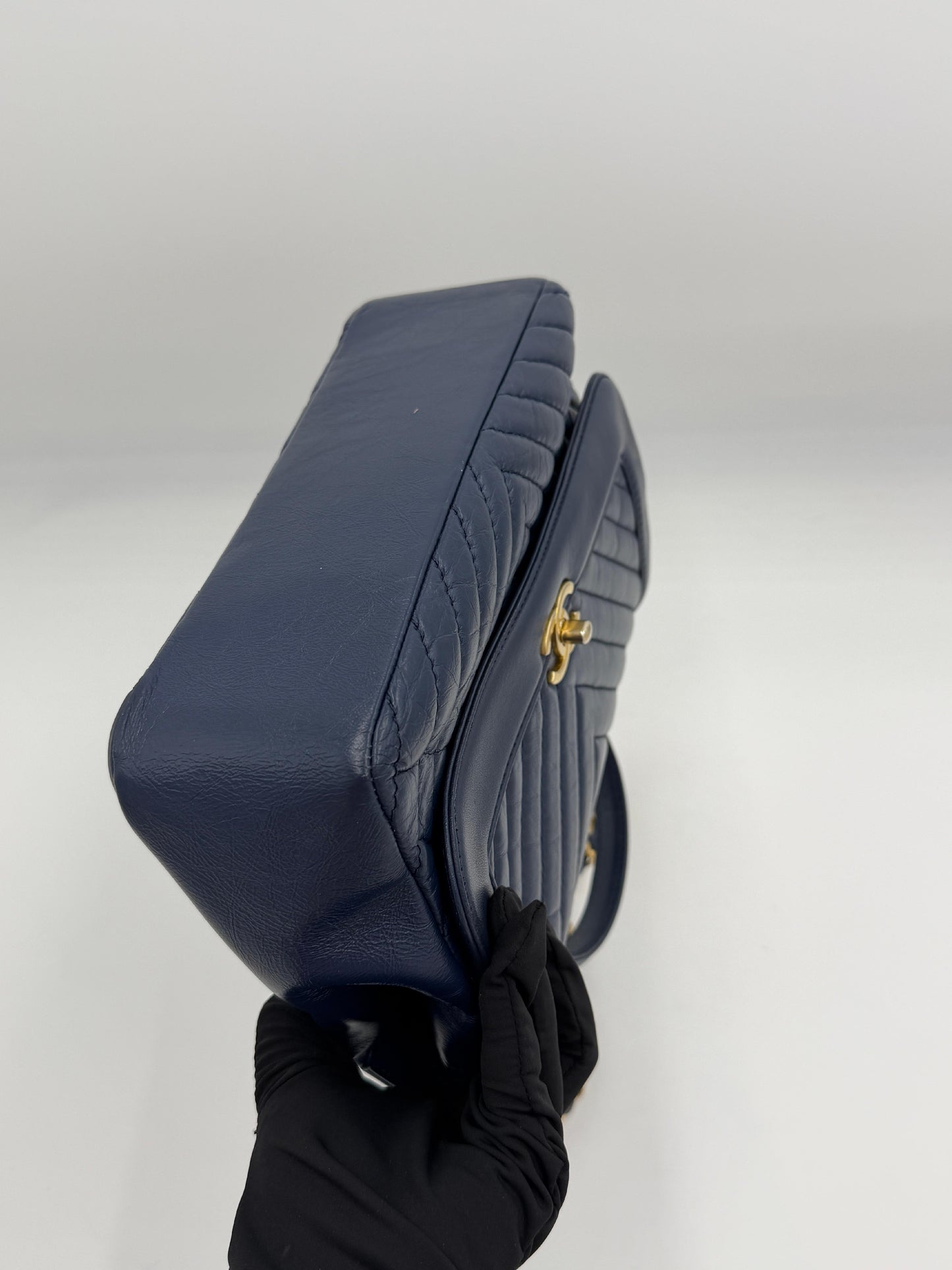 Chanel Chevron Top Handle 2Way