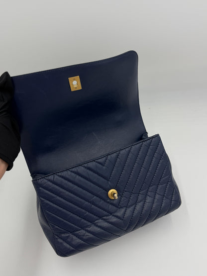 Chanel Chevron Top Handle 2Way