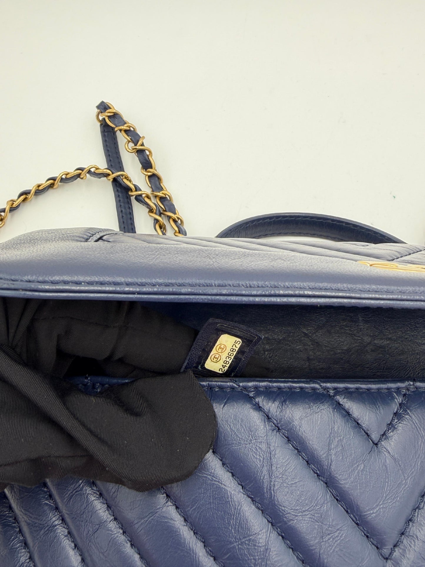 Chanel Chevron Top Handle 2Way