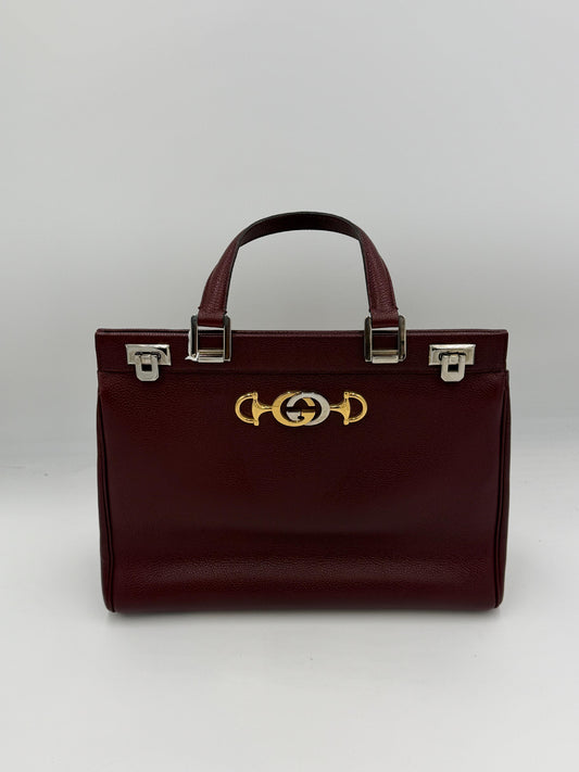 Gucci Zumi Leather 2Way Tote