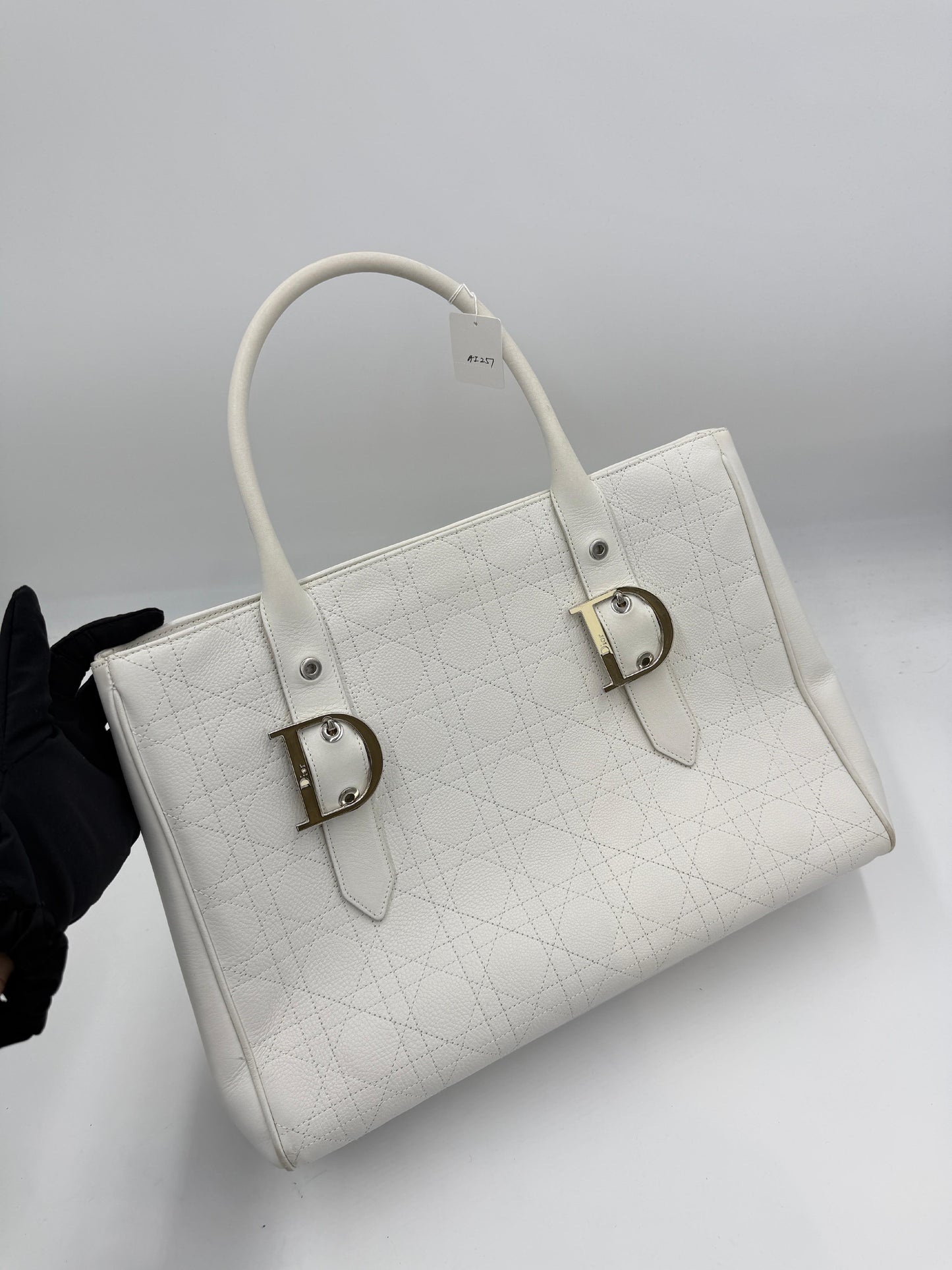 Dior Cannage Double Handle Tote