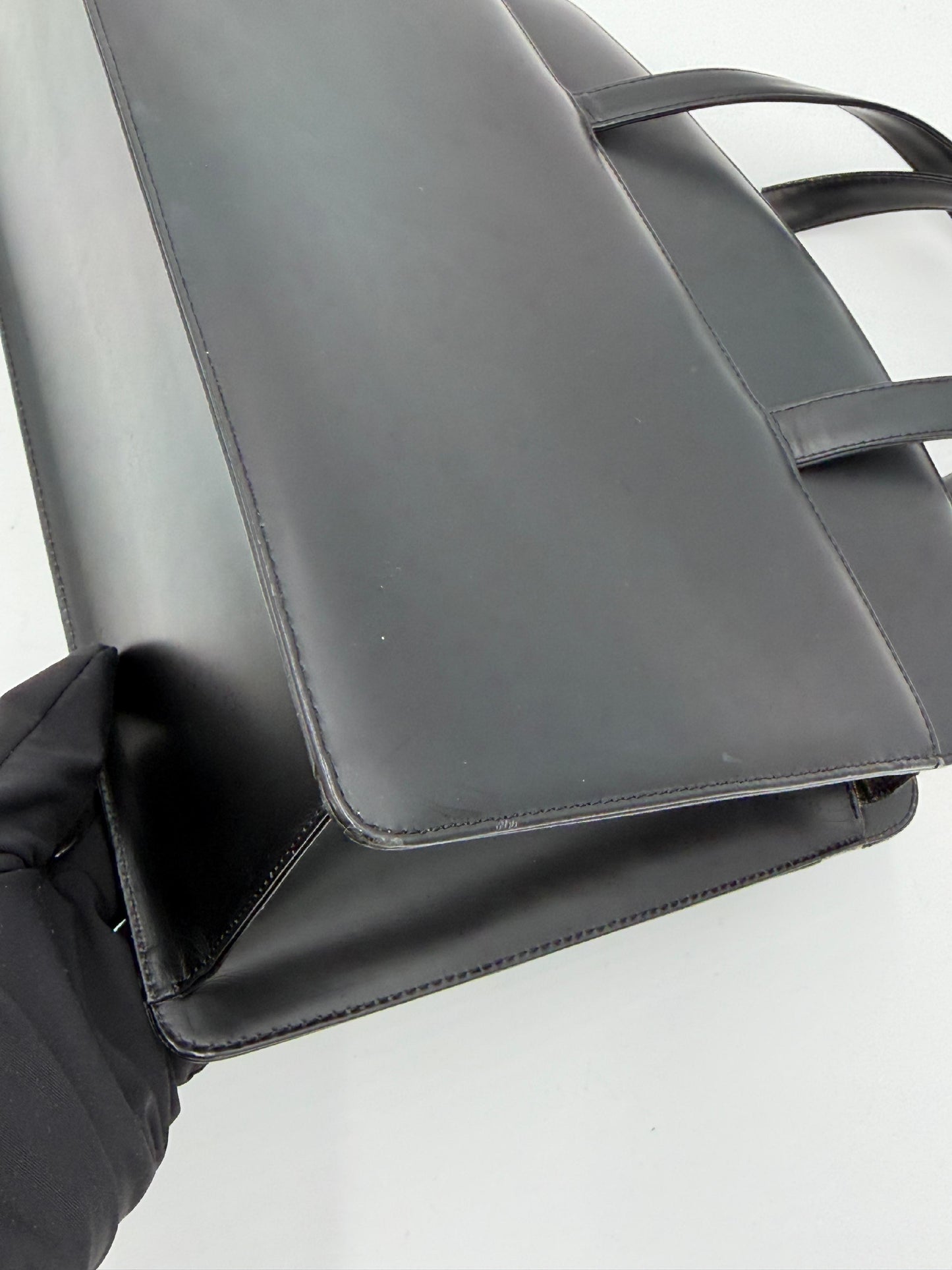 Burberry Leather Novacheck Tote