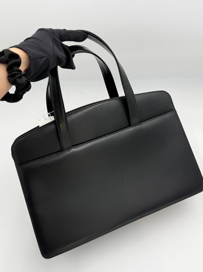 Burberry Leather Novacheck Tote