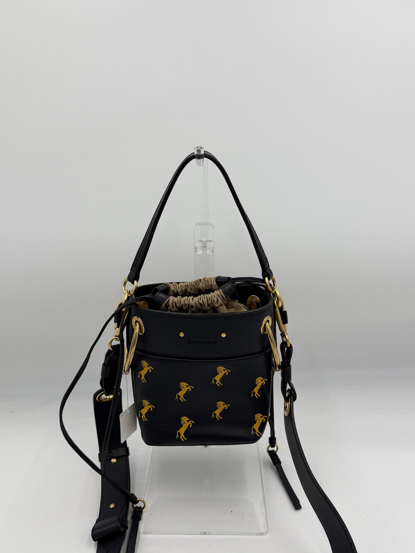 Chloe Roy Drawstring Bucket Bag