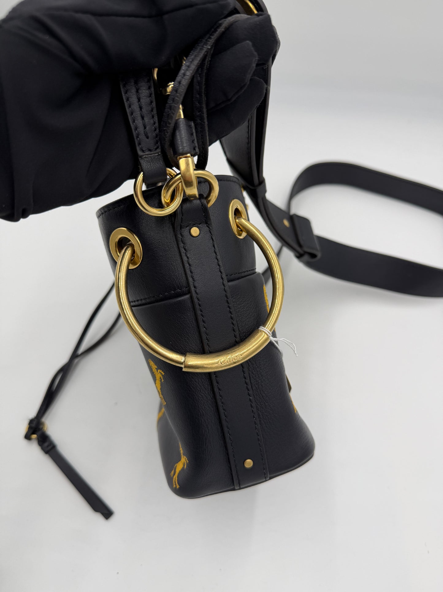 Chloe Roy Drawstring Bucket Bag