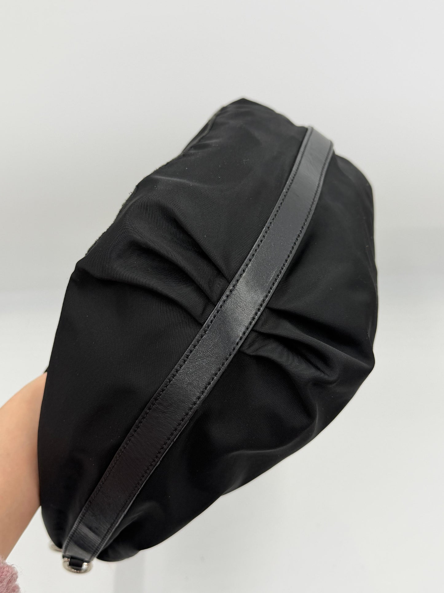 Prada Nylon Jacquard Hobo