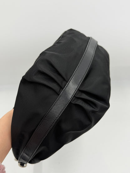 Prada Nylon Jacquard Hobo