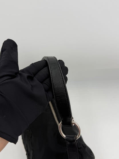 Prada Nylon Jacquard Hobo