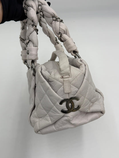 Chanel Braided Boston Bag