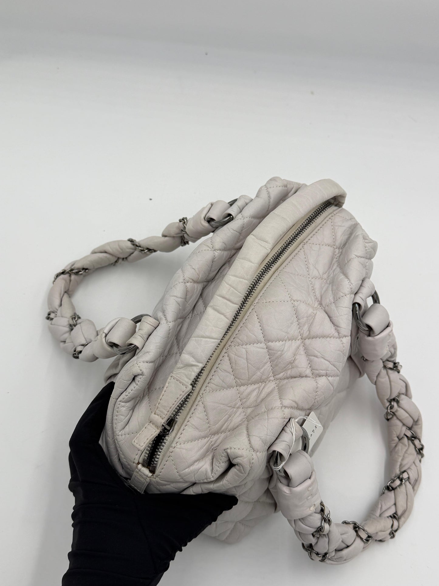 Chanel Braided Boston Bag