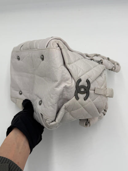 Chanel Braided Boston Bag