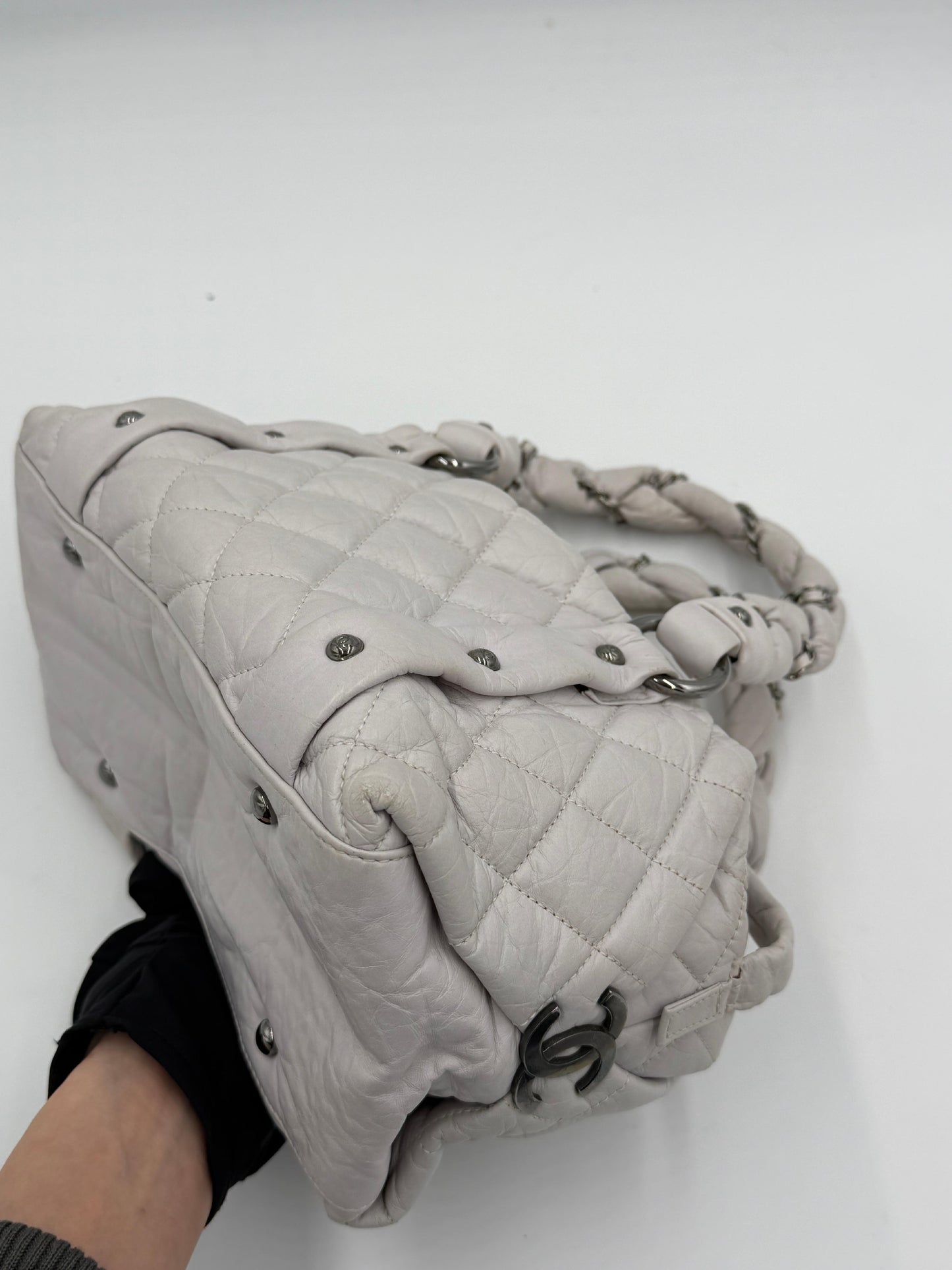 Chanel Braided Boston Bag