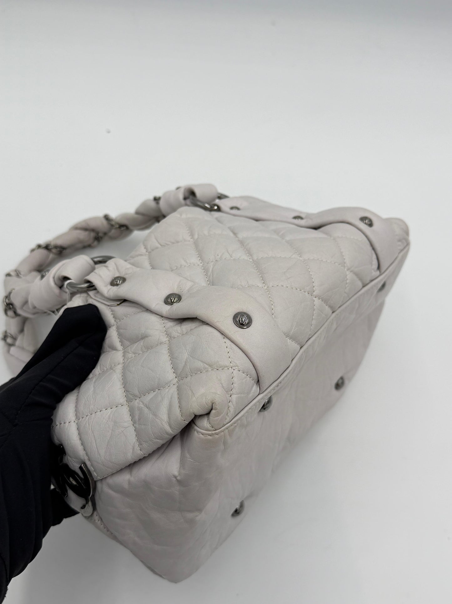 Chanel Braided Boston Bag