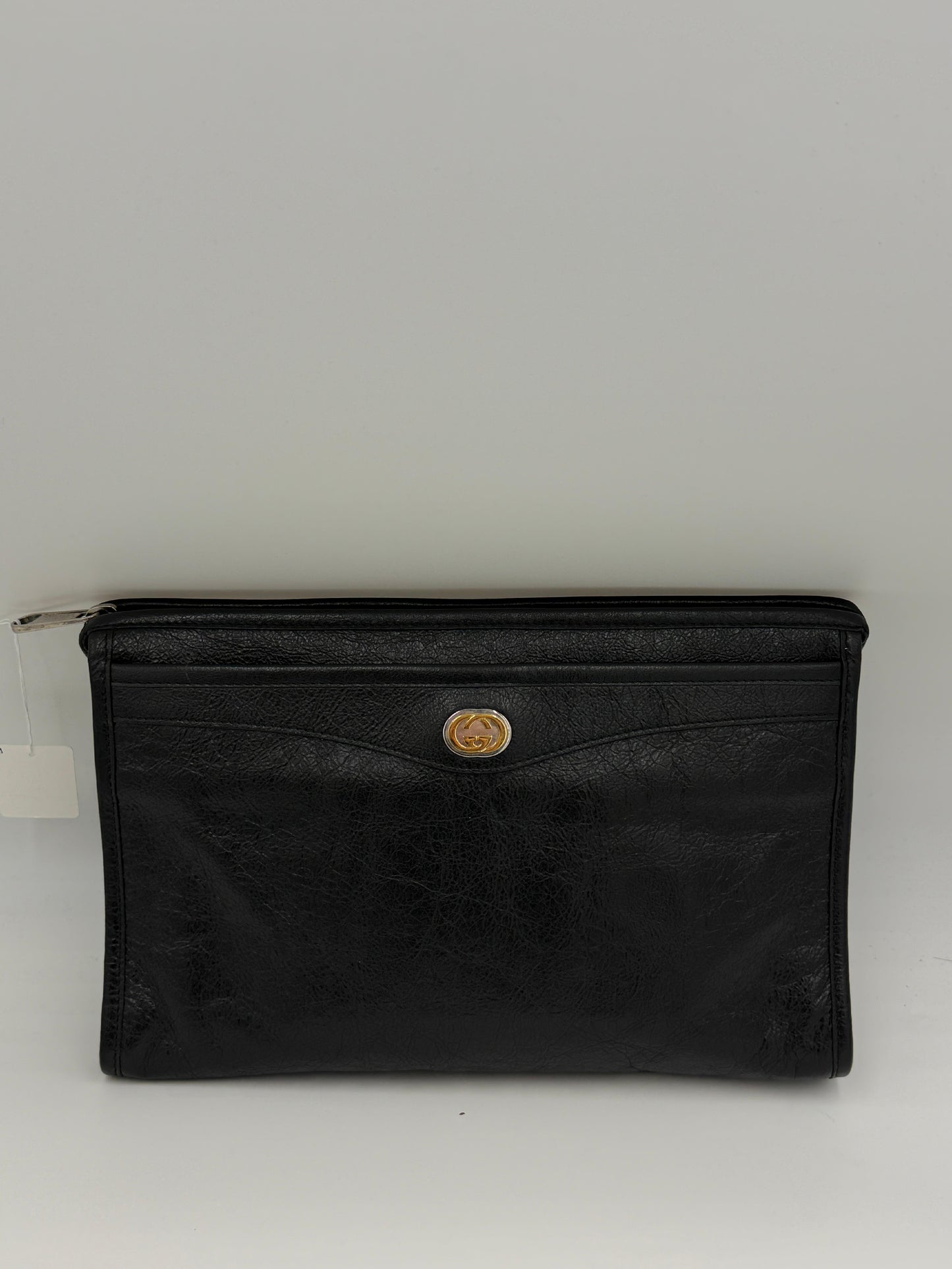 Gucci Interlocking Leather Clutch