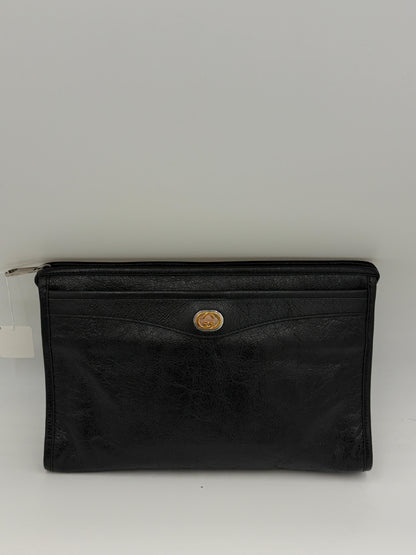 Gucci Interlocking Leather Clutch