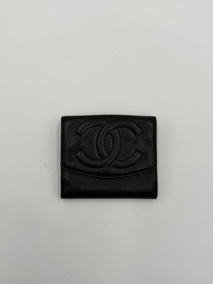 Chanel Caviar Compact Wallet