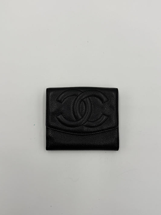 Chanel Caviar Compact Wallet