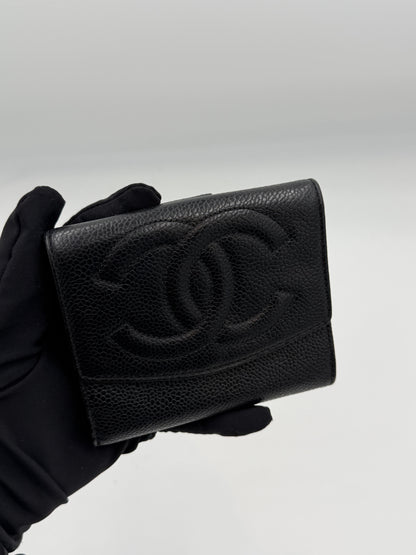 Chanel Caviar Compact Wallet