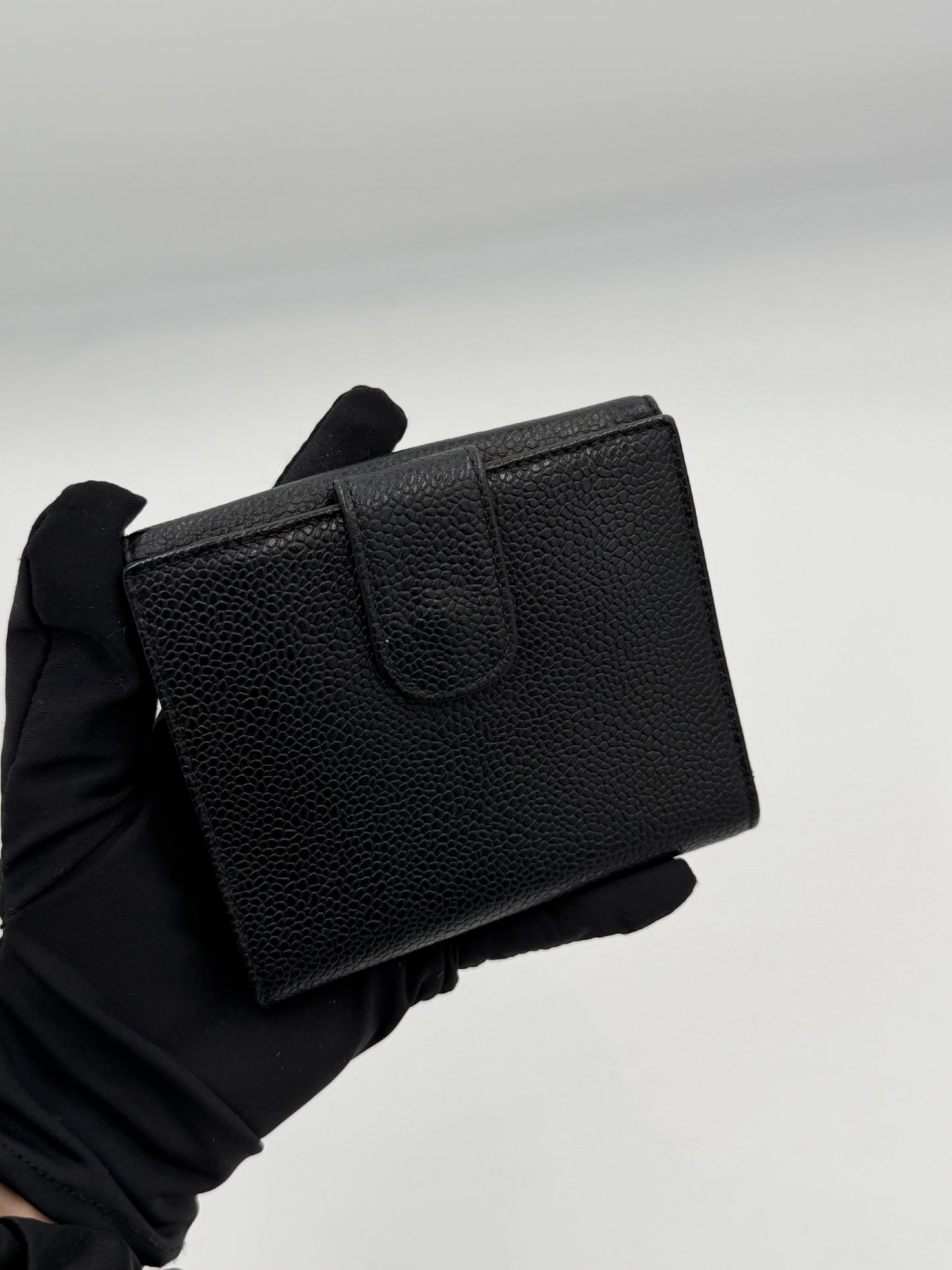 Chanel Caviar Compact Wallet