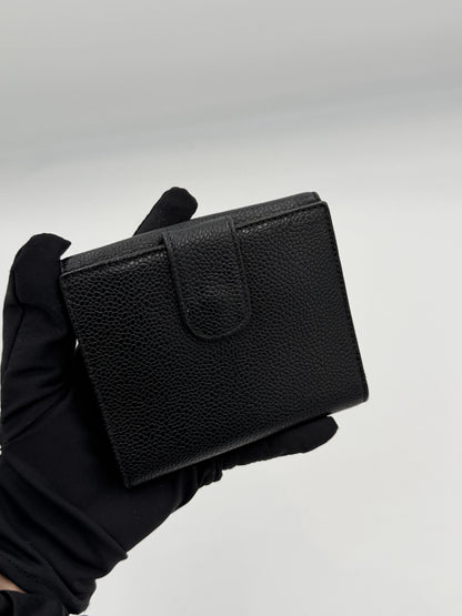 Chanel Caviar Compact Wallet