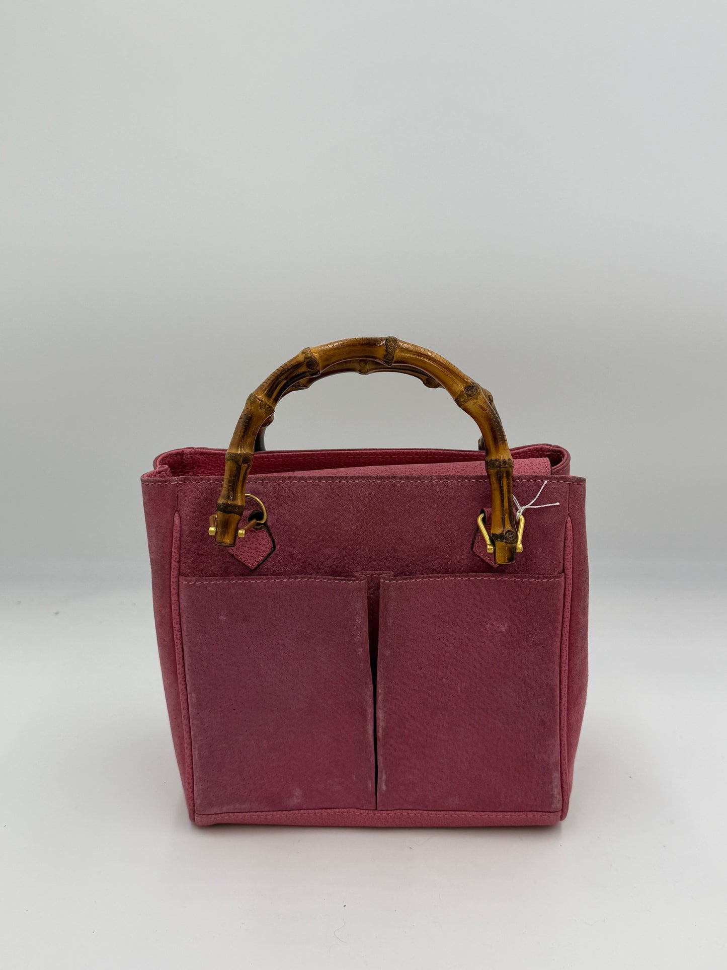 Gucci Suede Bamboo 2Way Tote