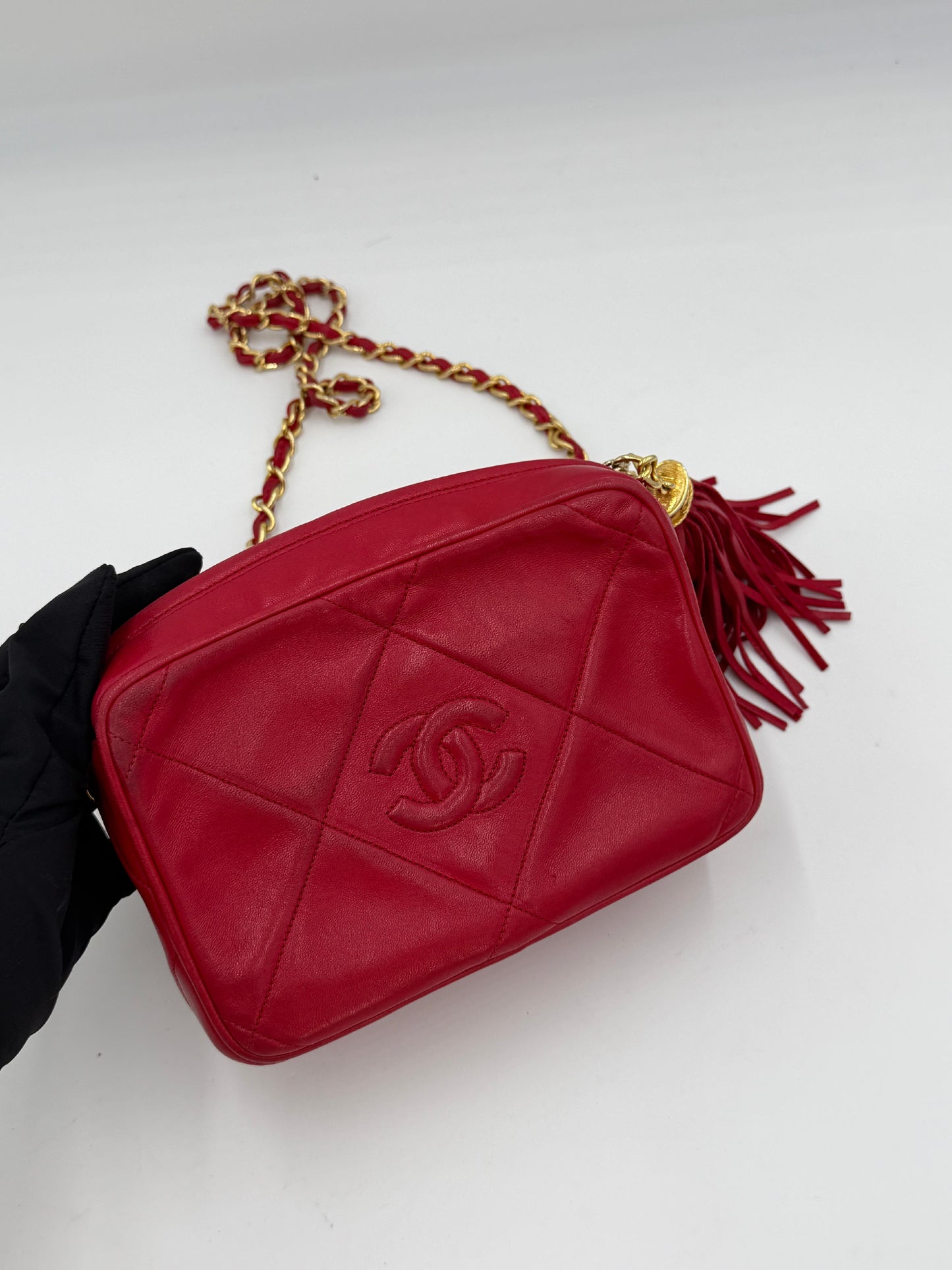 Chanel Vintage Tassel Camera Bag