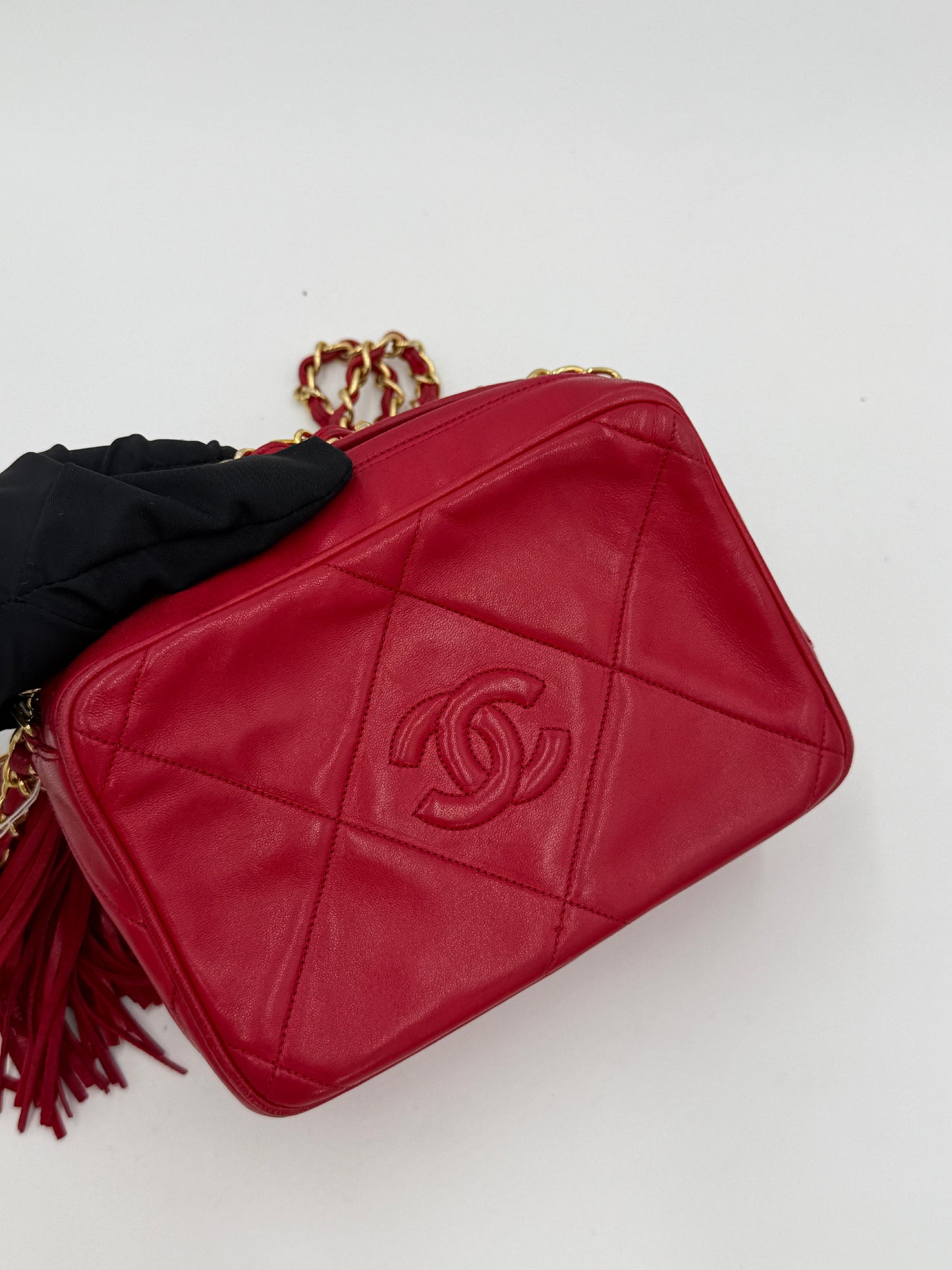 Chanel Vintage Tassel Camera Bag